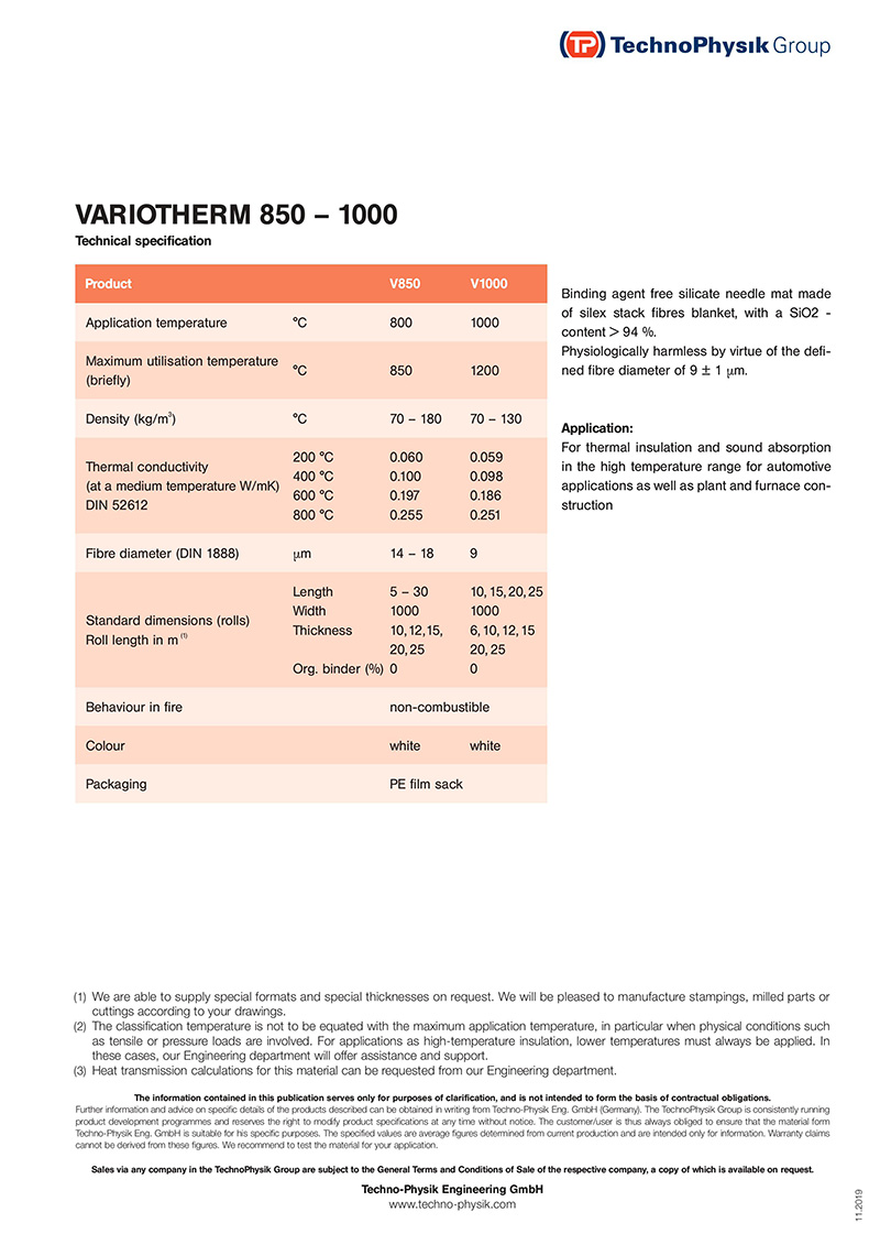 Variotherm 850-1000